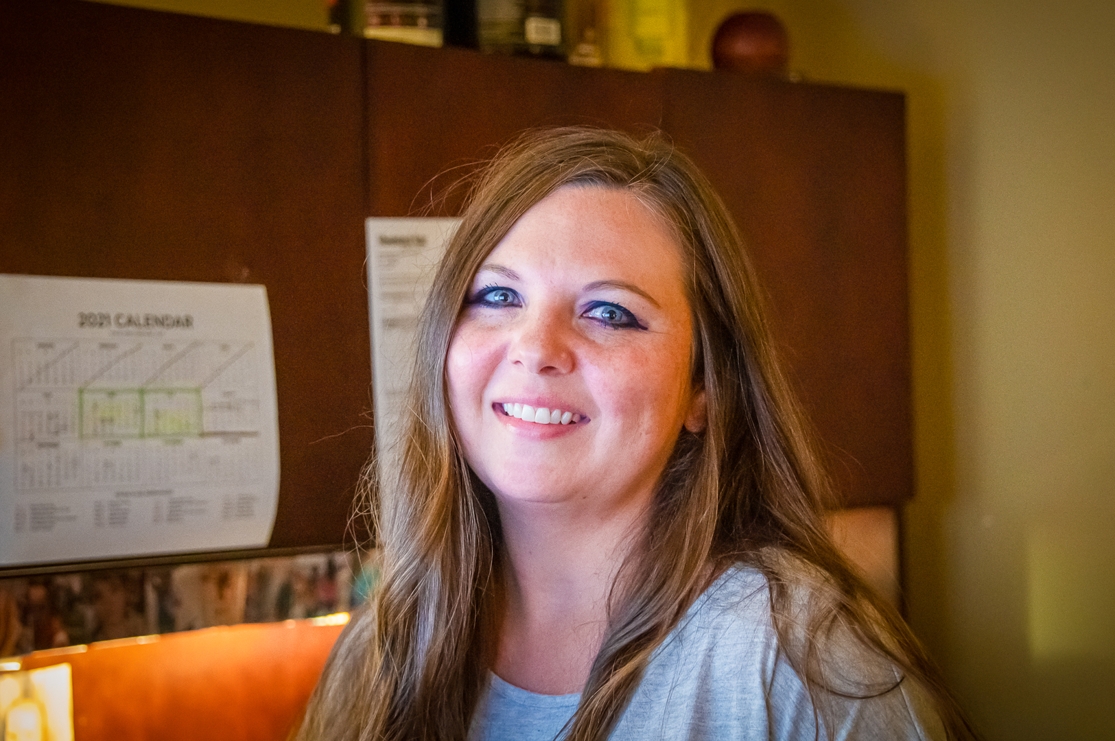 Jennifer Forrester provides administrative services for the processing plant. (Photo by Karen Brasher)